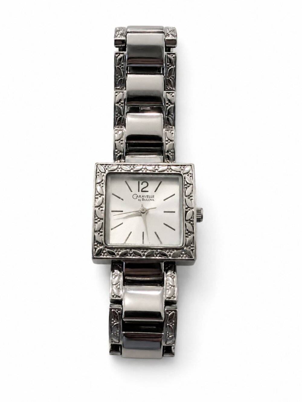 Caravelle by Bulova Silver-Tone Square Women’s Watch – Serviced & Cleaned - Picture 4 of 4